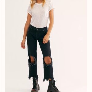 Free People Maggie Mid Rise Jeans